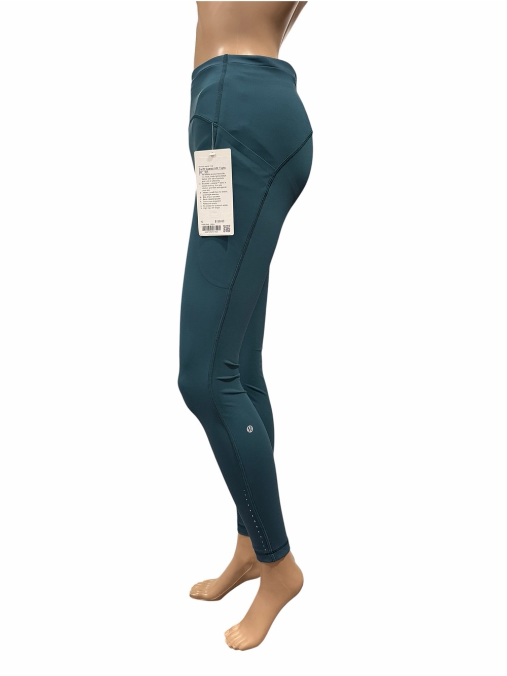 Lululemon Athletica Swift Speed HR 28” Tight Brushed Luxtreme GRNJ NWT size 6 - Picture 3 of 13